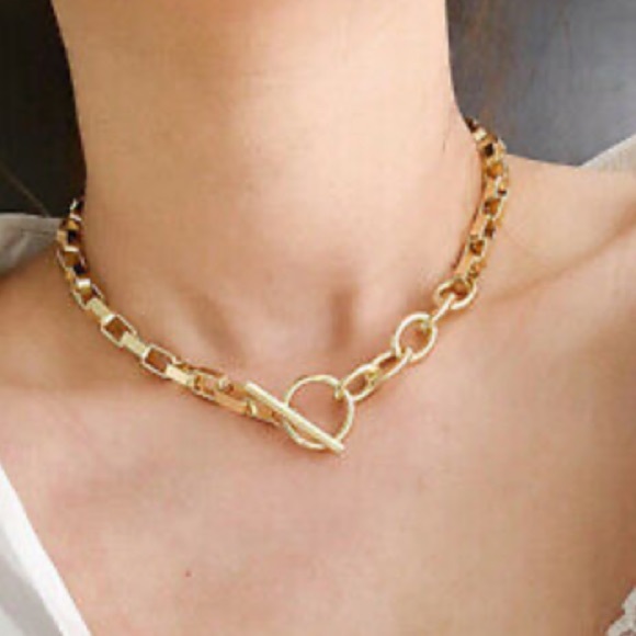 New 18k Gold Plated short necklace - Picture 5 of 10